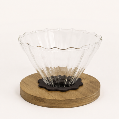 V60 Base de Madera de Caucho