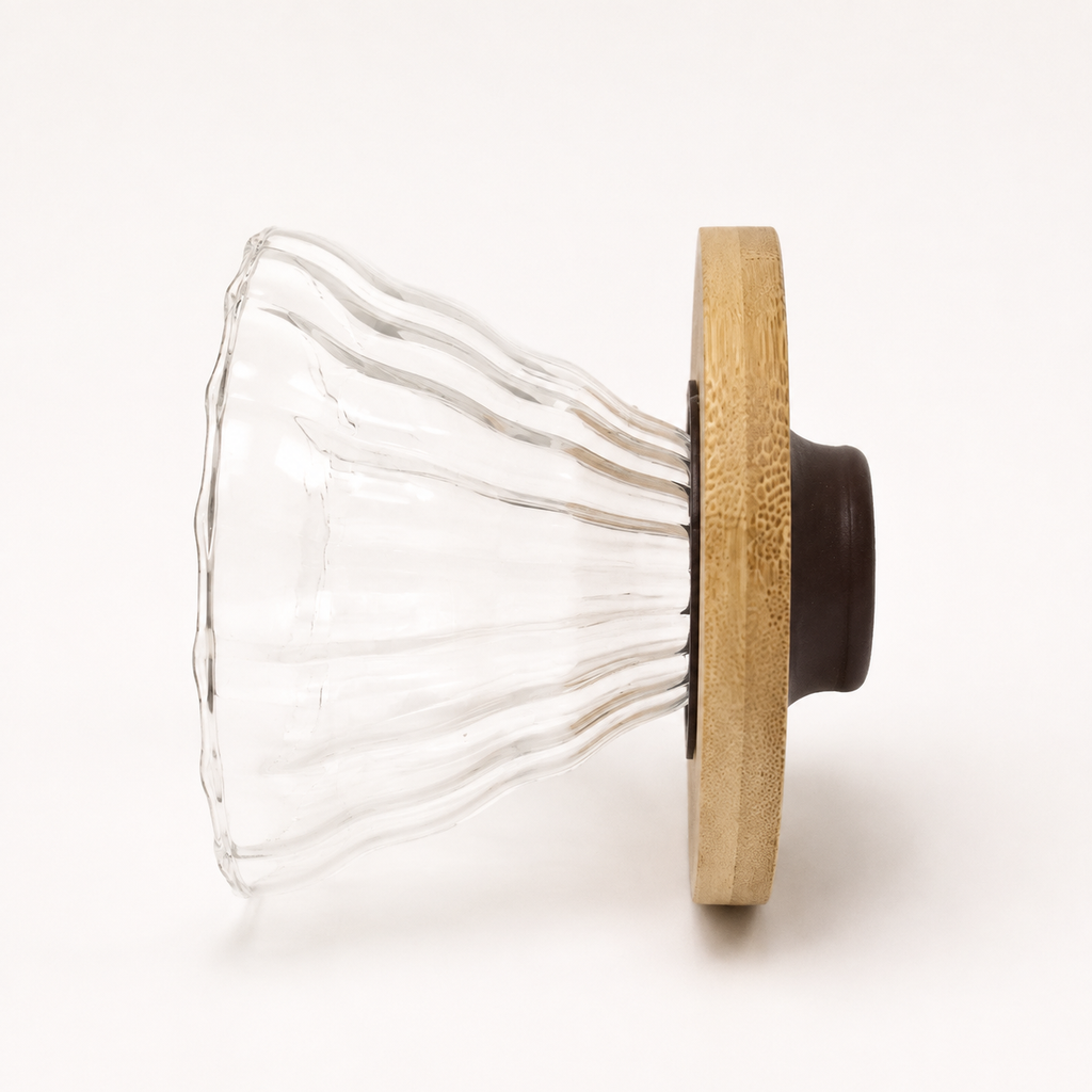 V60 Base de Madera de Caucho