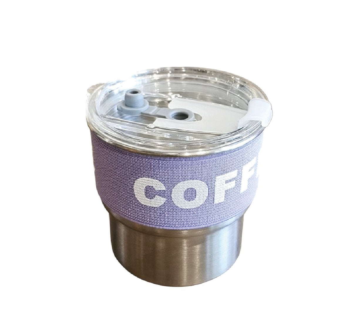 Vaso coffee banda - morado