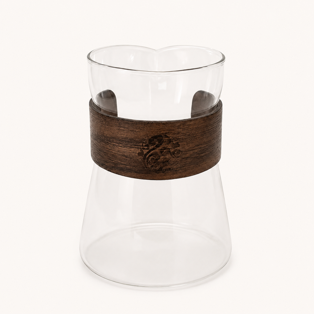 Server Cuello de Madera Transparente