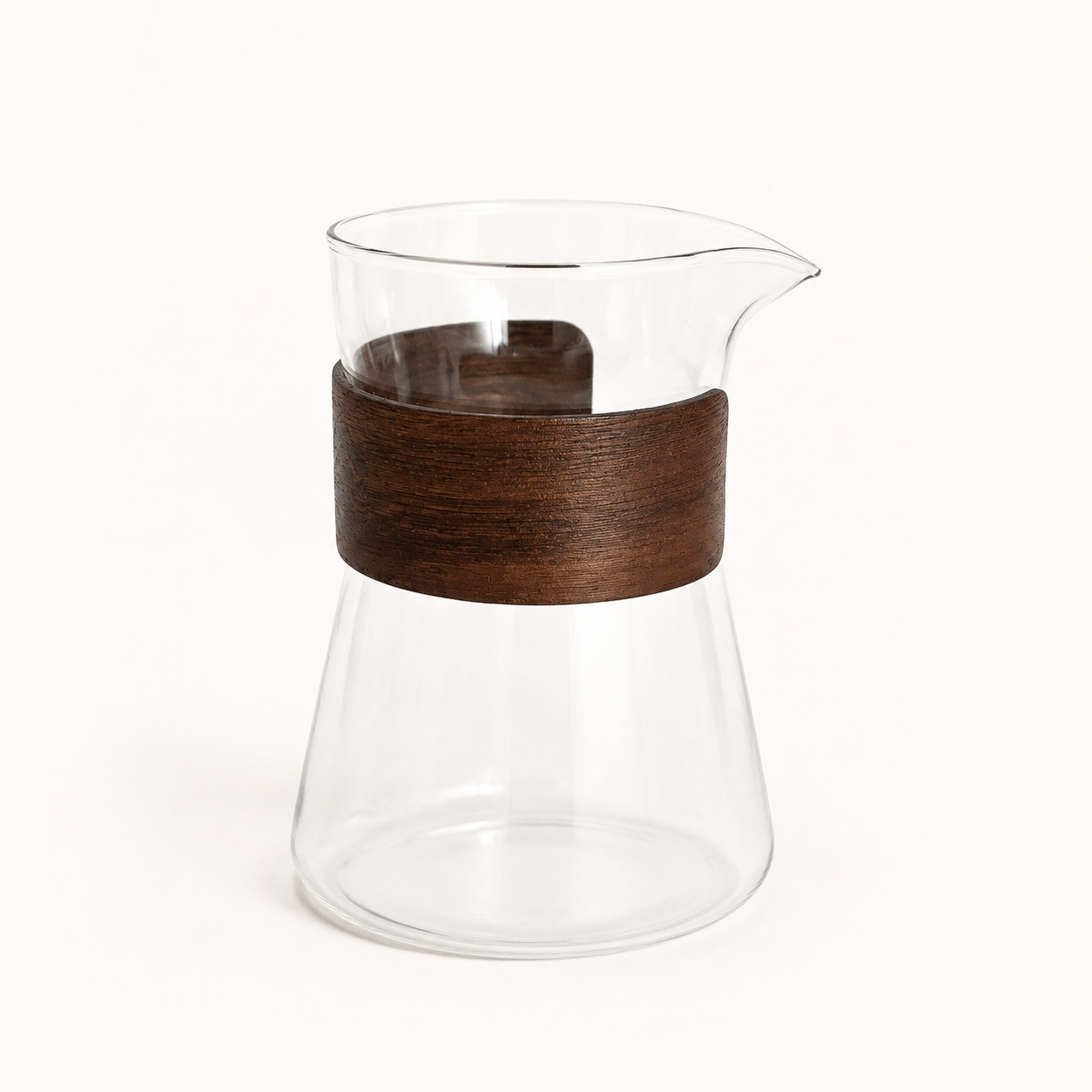 Server Cuello de Madera Transparente
