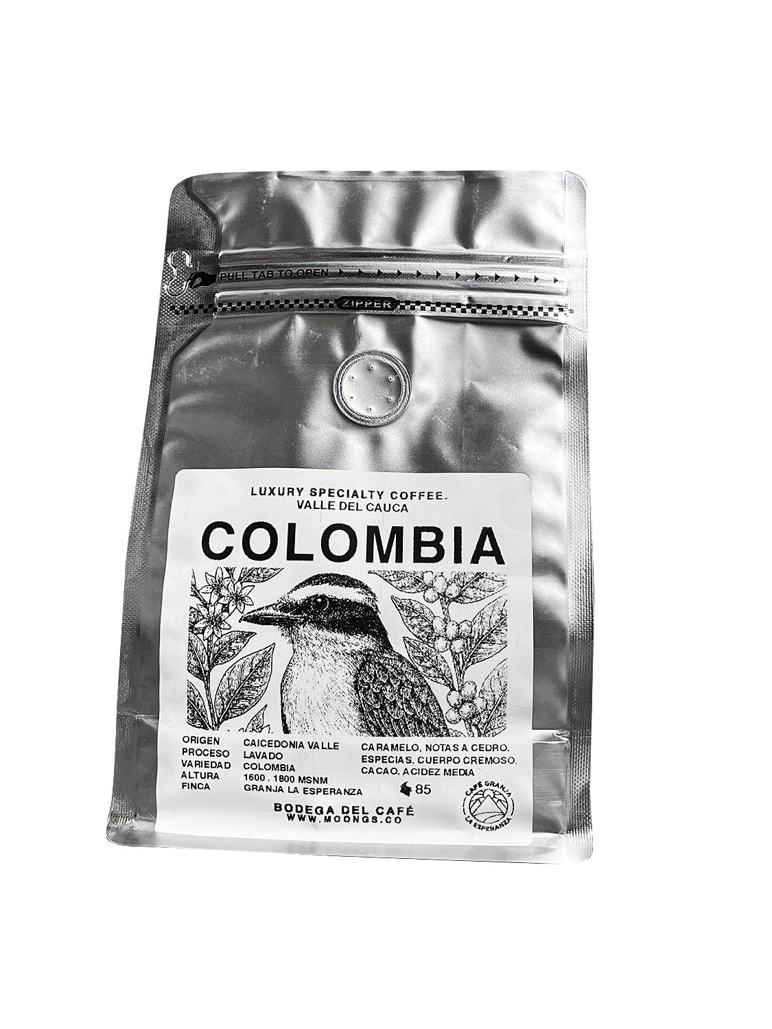 Colombia - Lavado - 250 gr Caicedonia - 250 g / En grano